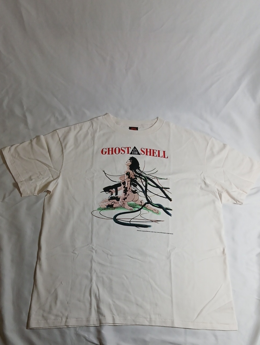 Ghost in the Shell Graphic Tee - White Crew Neck